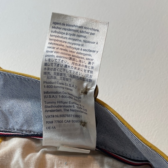 Tommy Hilfiger Yellow Chino Men’s Pants - 34 - Picture 8 of 11